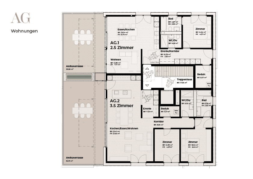 Grundrissplan AG
